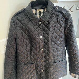 Burberry Black Quilted Jacket